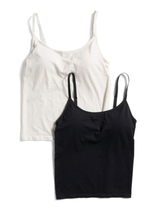 Yogalicious Tops - YOGALICIOUS 2pk Seamless Luna Cove Bra Tank Tops With Removable Cups
